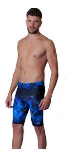 Jammer Bermuda Malla Natacion Resiste Cloro Buen Nado Estamp